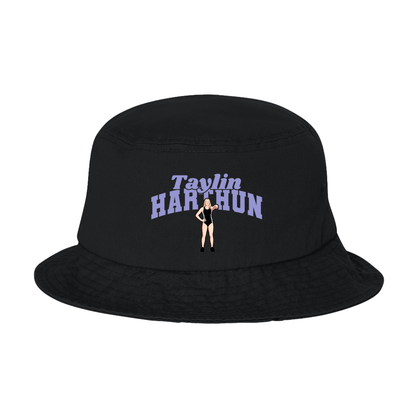 Bucket Cap — Signature Arch in Black