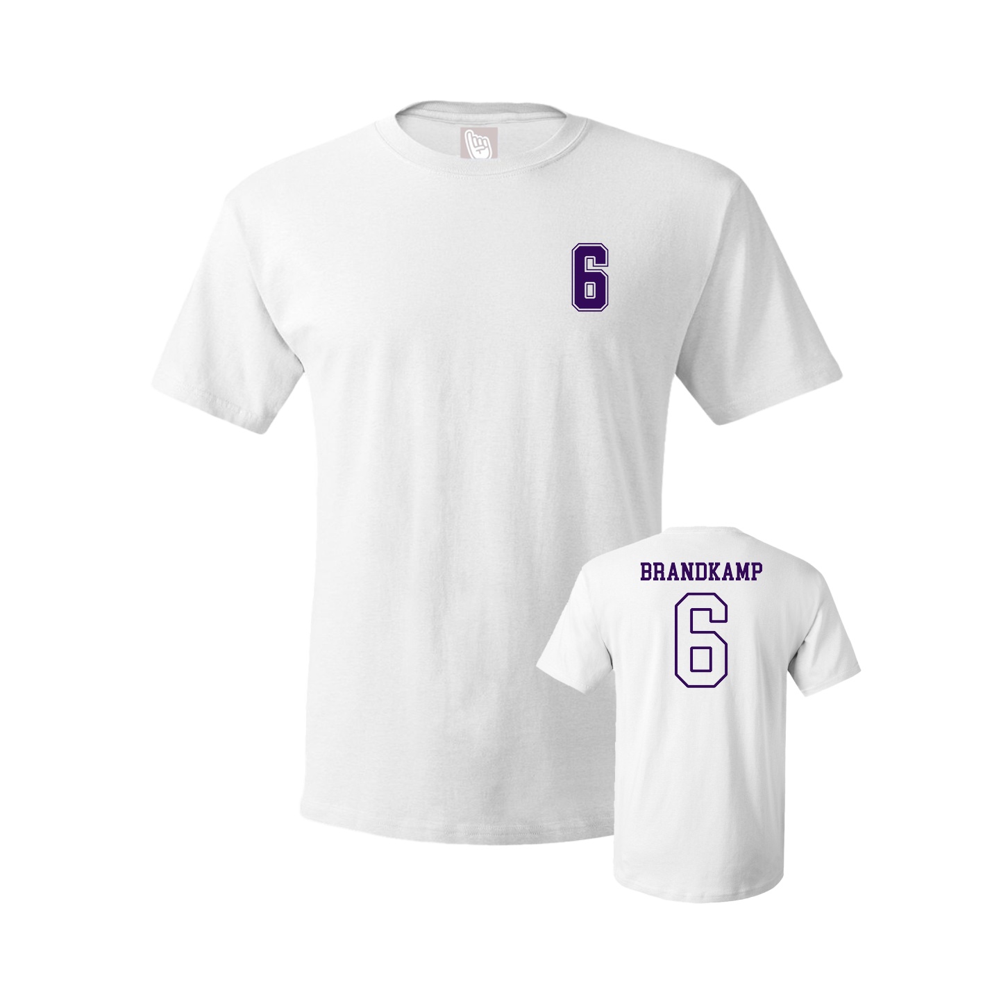 Youth Tee — Chest Back in White