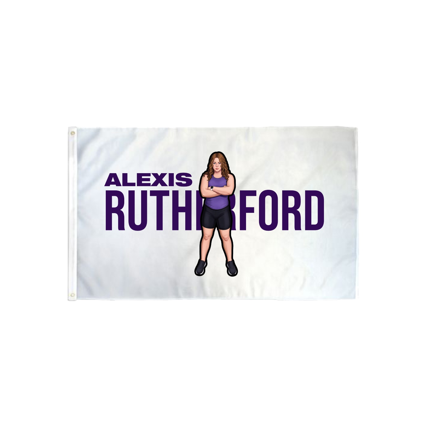 3x5 Flag — Player Name in Classic