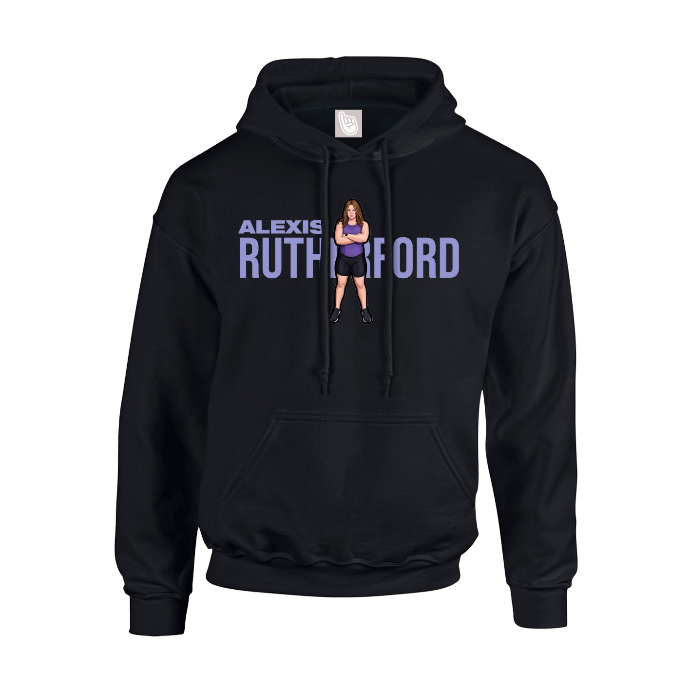 Hoodie — Player Name in Black