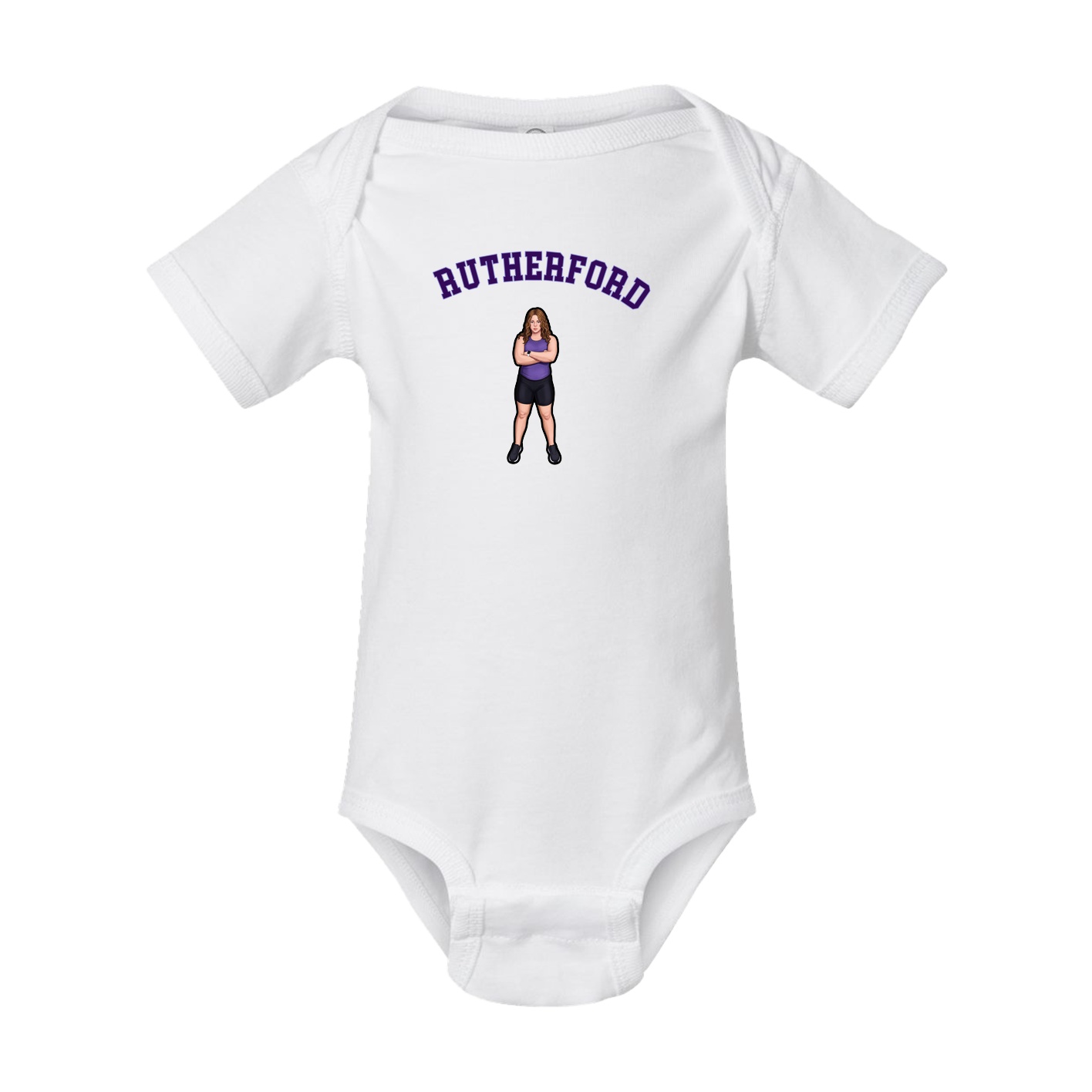 Baby Onesie — Shirsey Arch in White