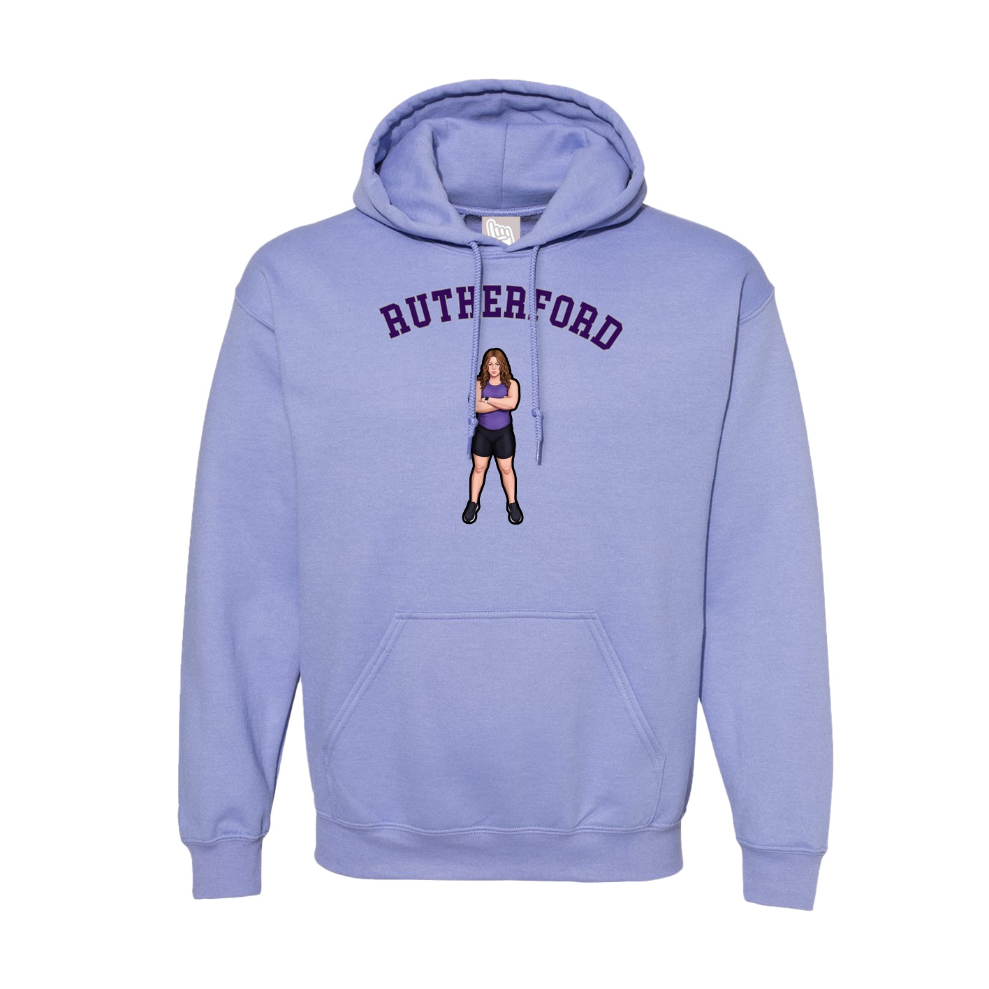 Hoodie — Shirsey Arch in Purple