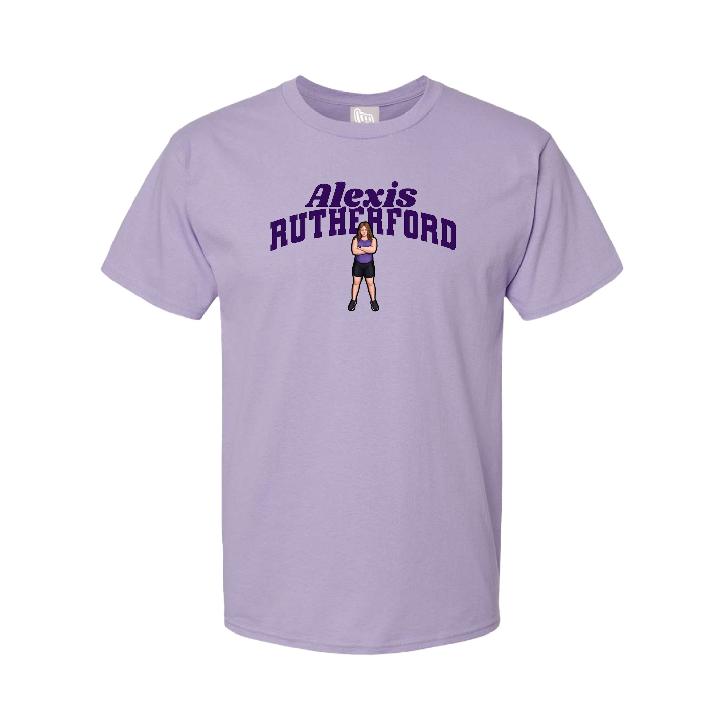 Tee — Signature Arch in Purple