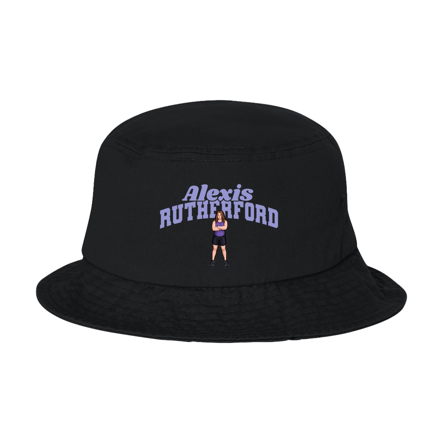 Bucket Cap — Signature Arch in Black