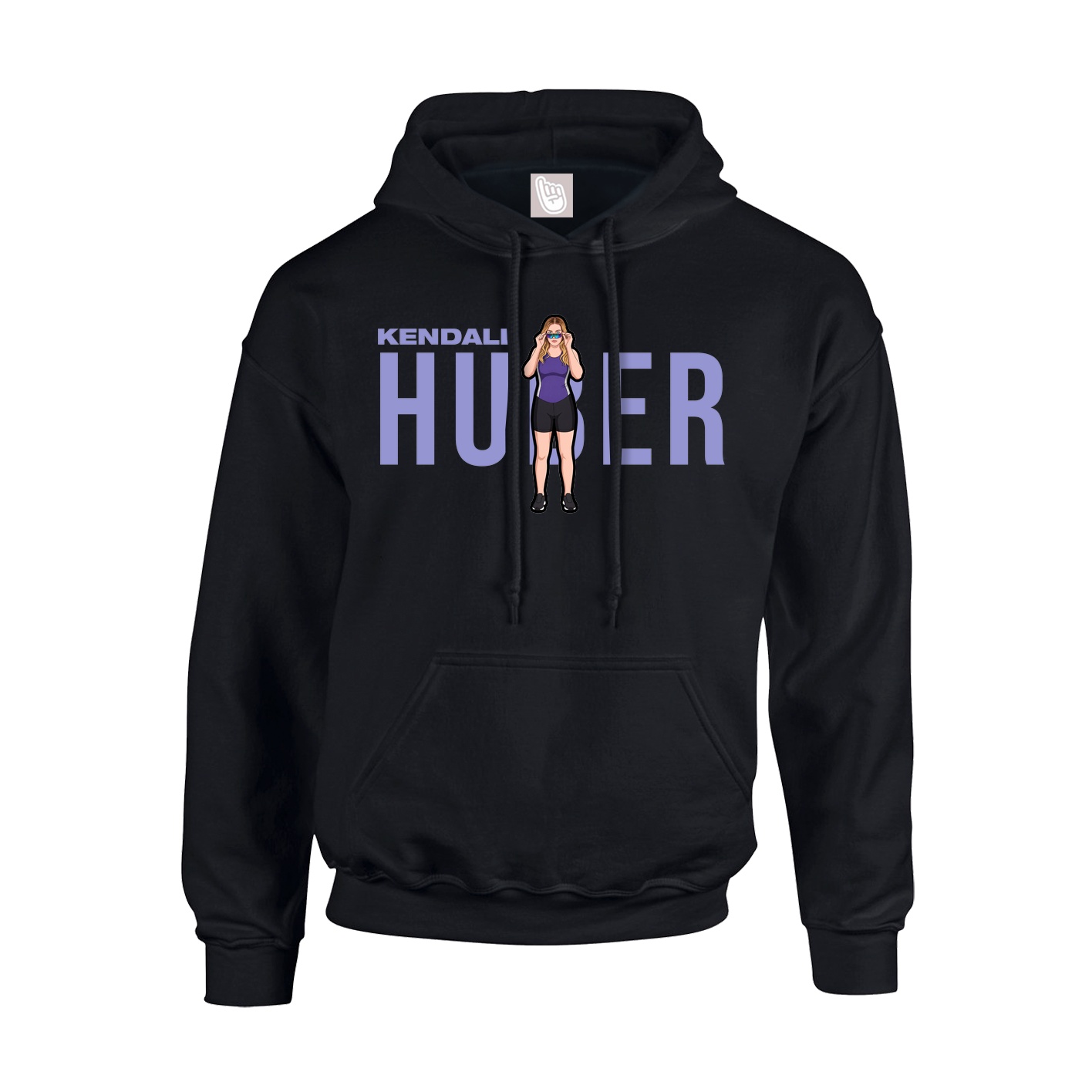 Hoodie — Player Name in Black