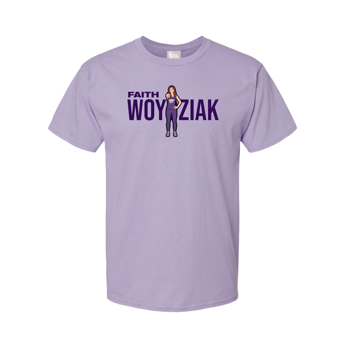 Youth Tee — Player Name in Purple