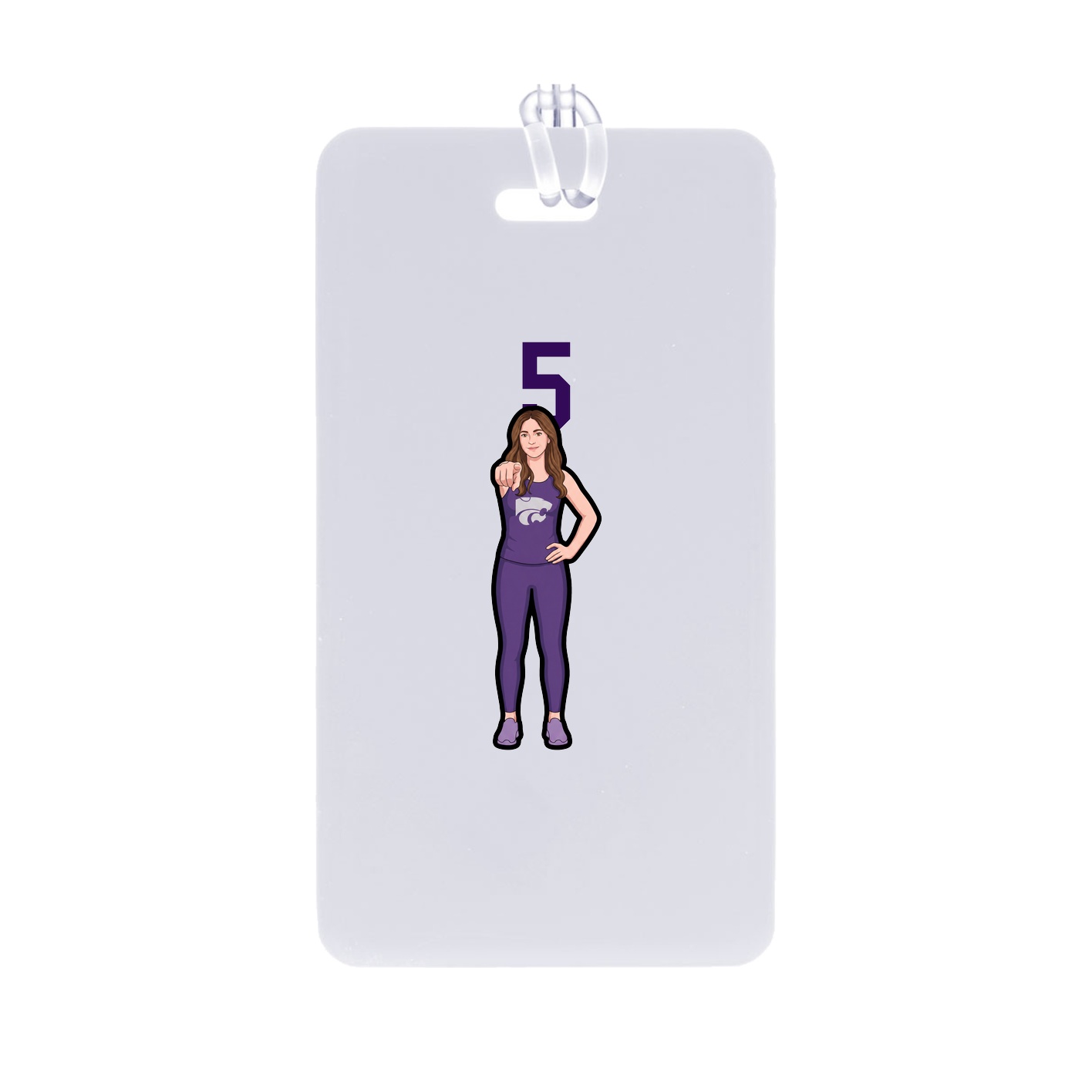 Bag Tag — Number Top in Classic