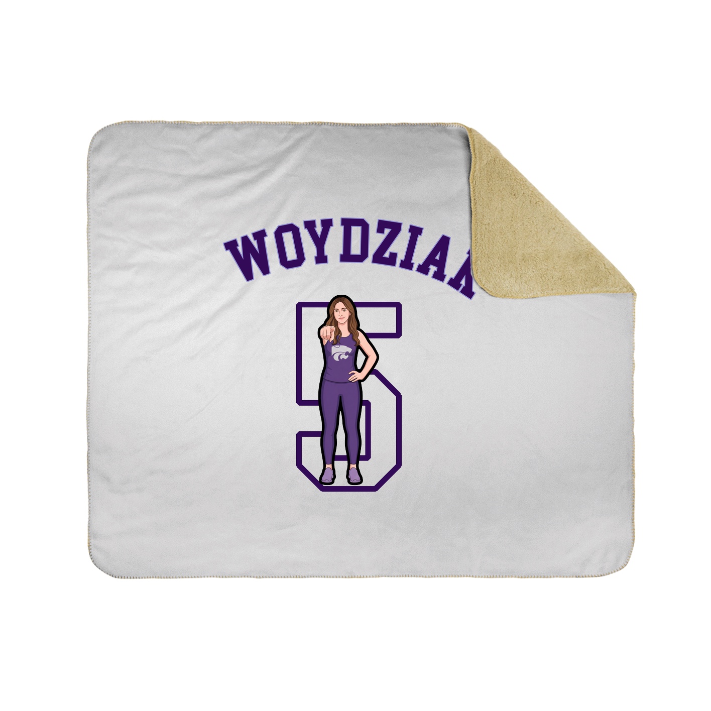 Throw Blanket — Shirsey Arch in White