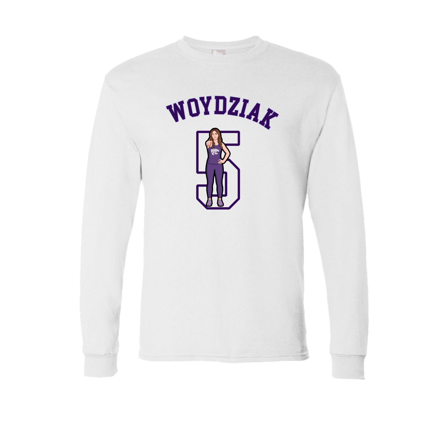 Long Sleeve Tee — Shirsey Arch in White
