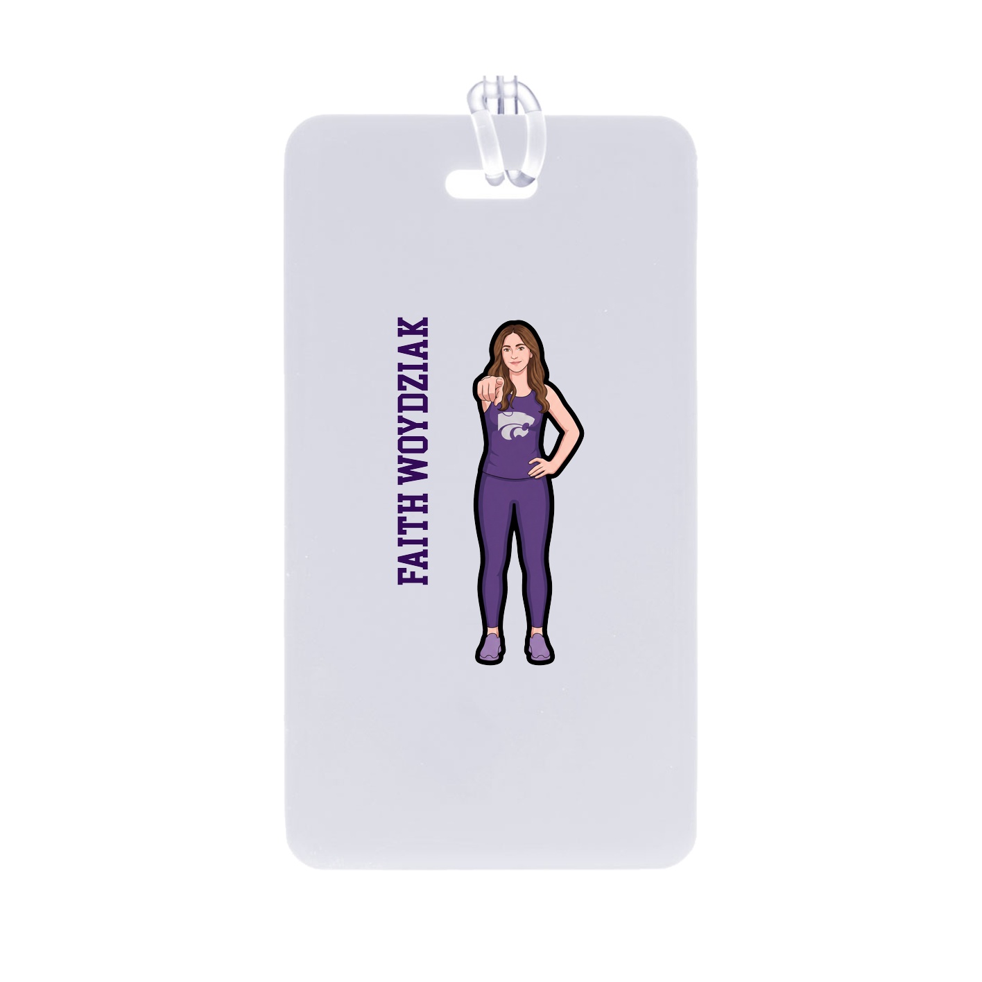 Bag Tag — Name Vertical in Classic