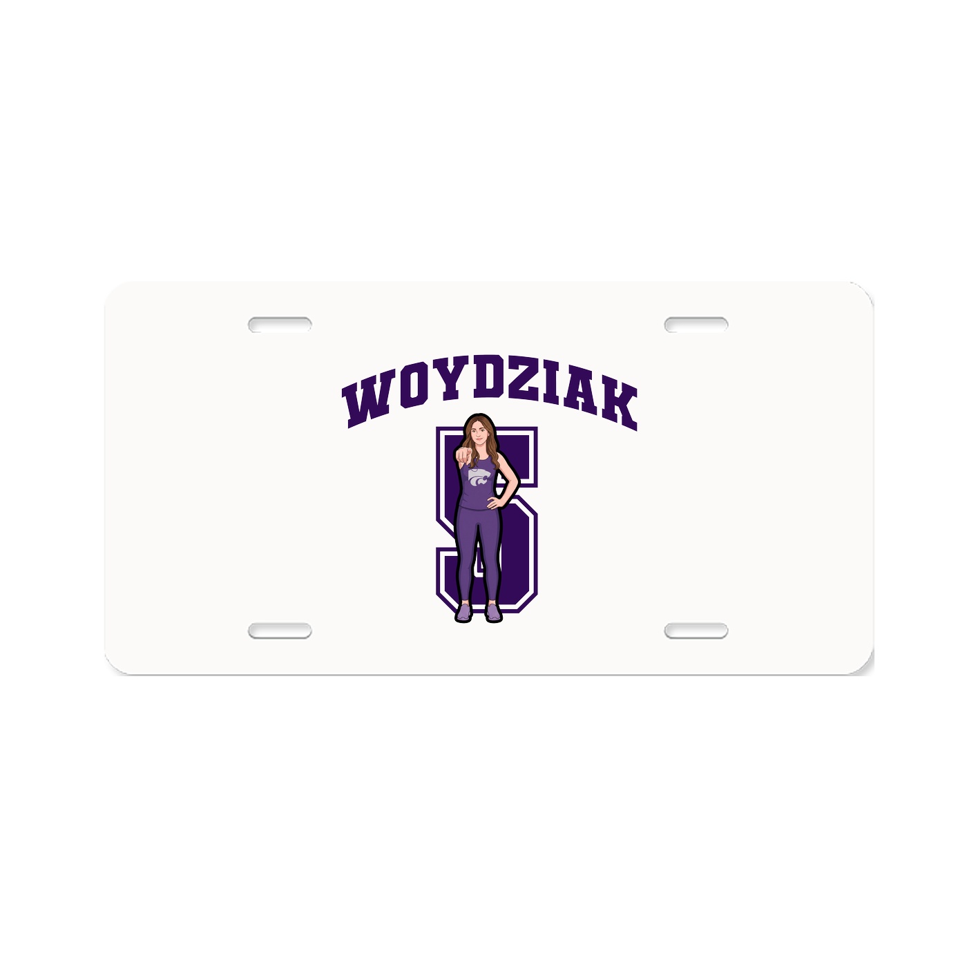 License Plate — Number in Classic