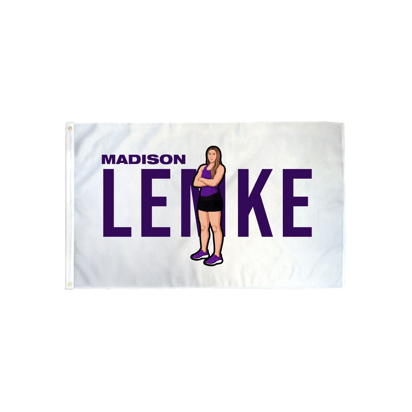 3x5 Flag — Player Name in Classic