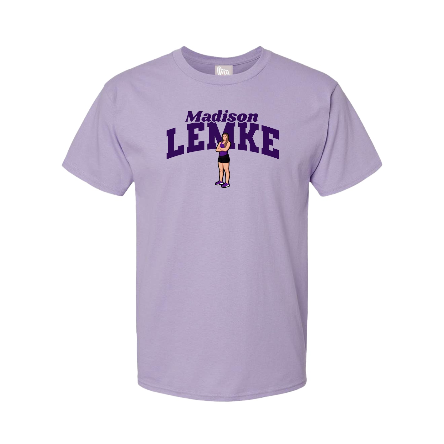 Youth Tee — Signature Arch in Purple