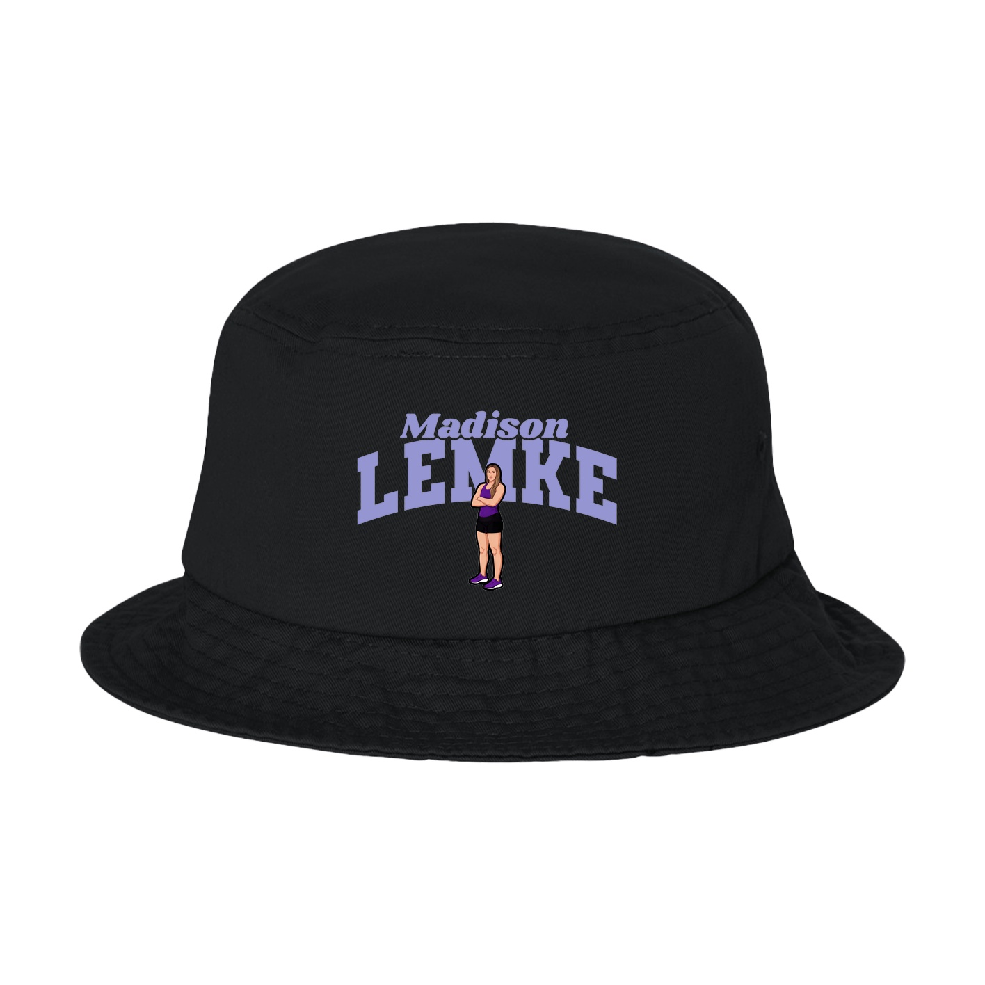 Bucket Cap — Signature Arch in Black