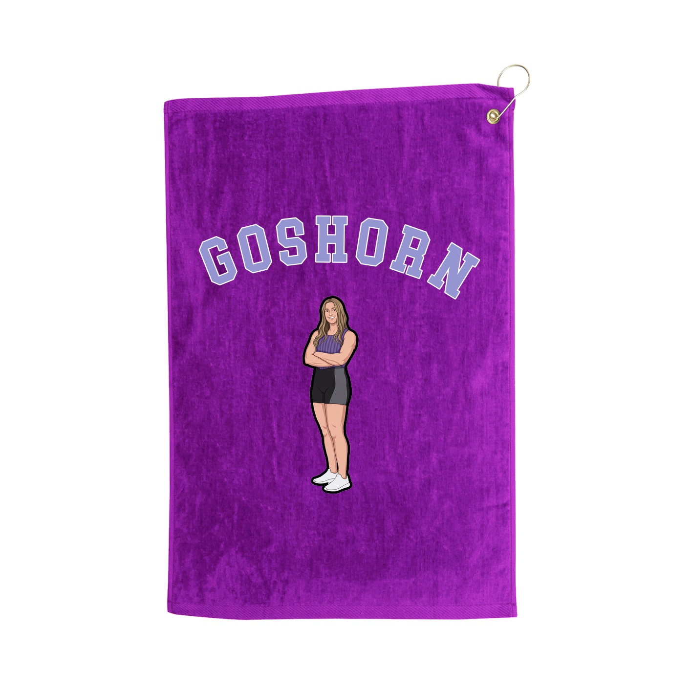Golf Towel — Shirsey Arch in Purple
