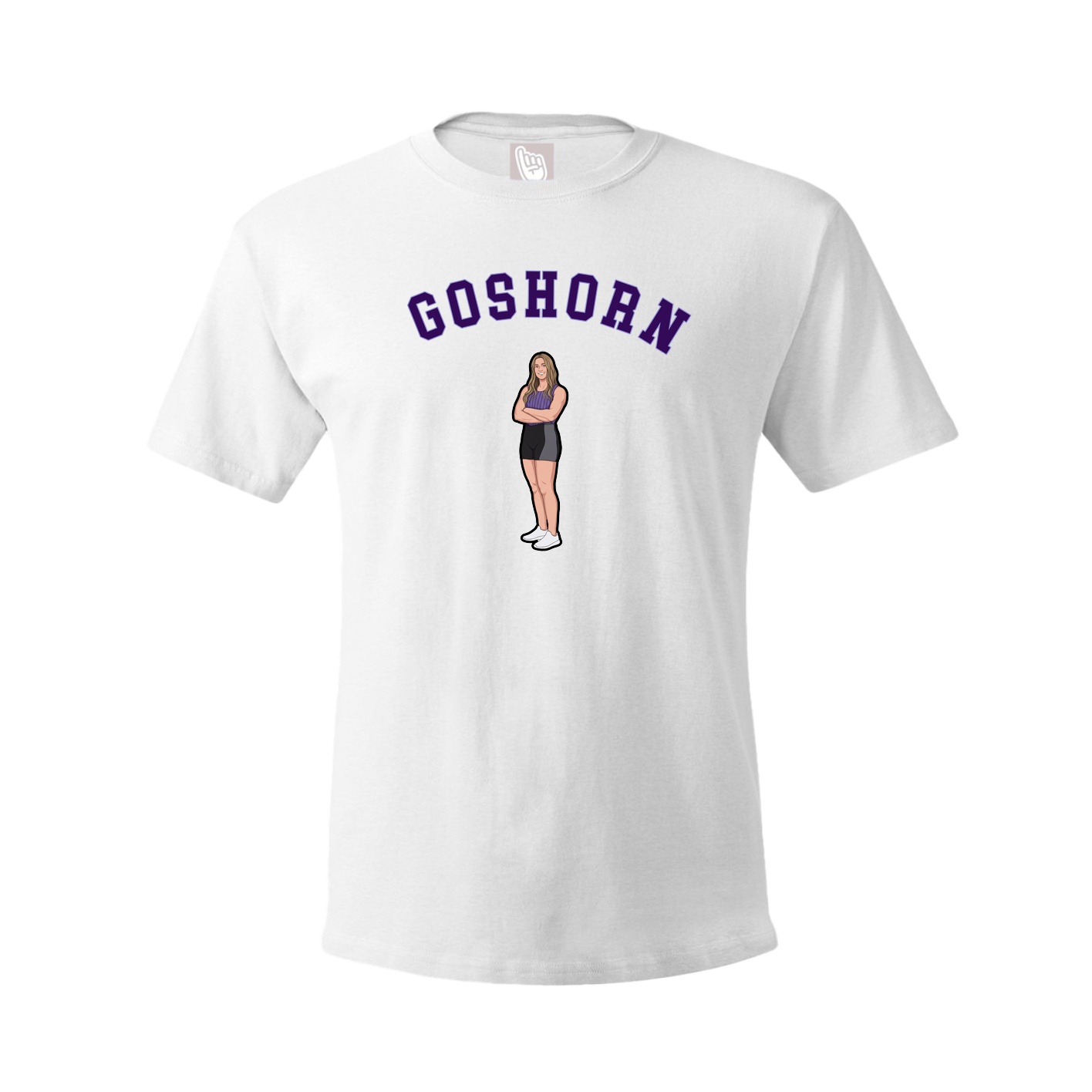 Youth Tee — Shirsey Arch in White