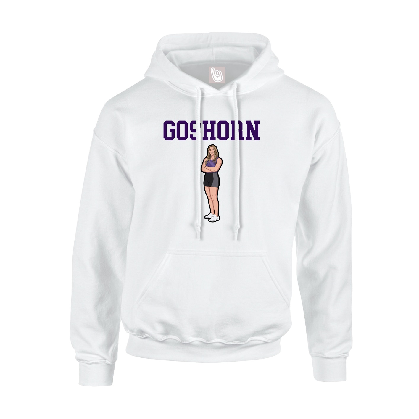 Youth Hoodie — Shirsey in White