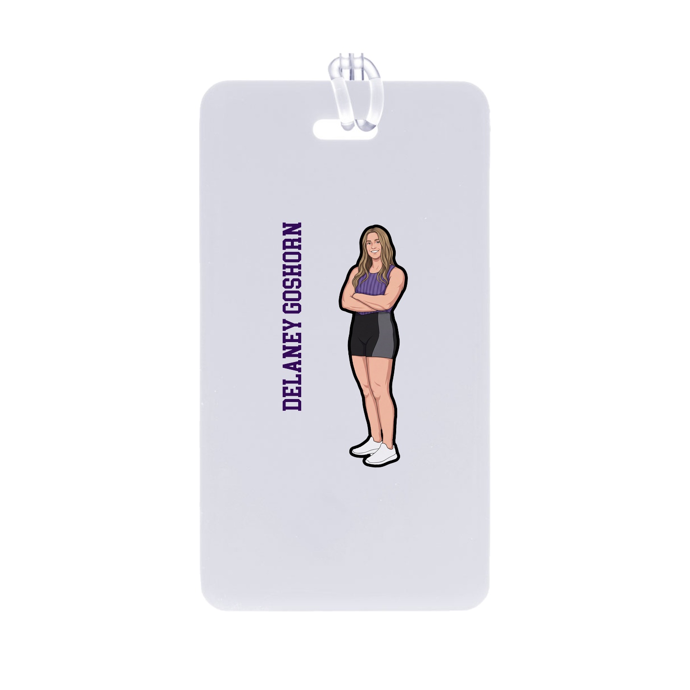 Bag Tag — Name Vertical in Classic