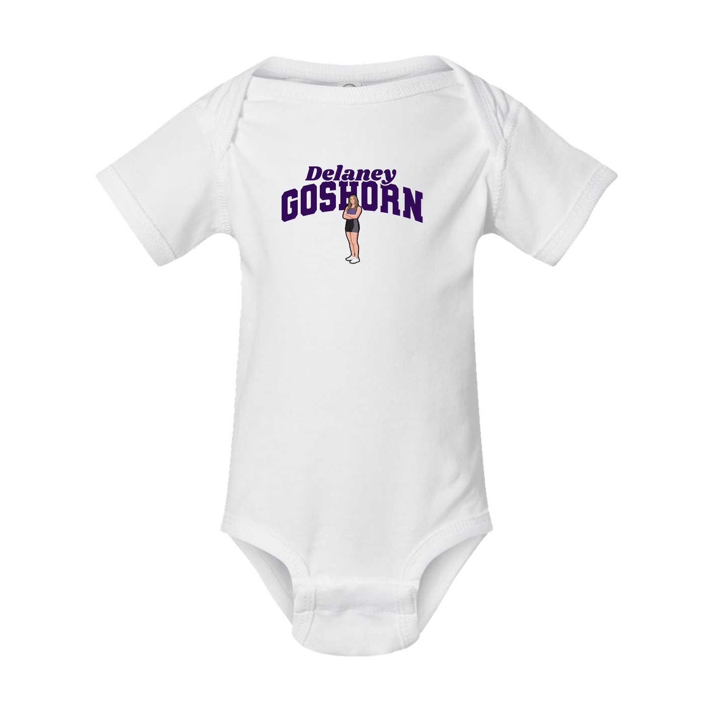 Baby Onesie — Signature Arch in White
