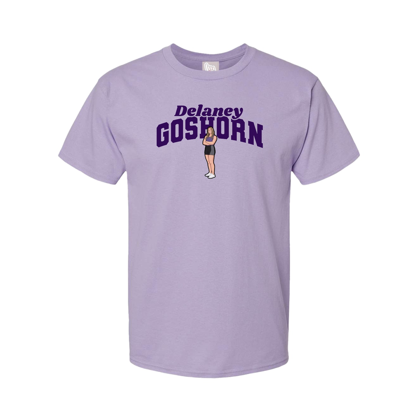 Tee — Signature Arch in Purple