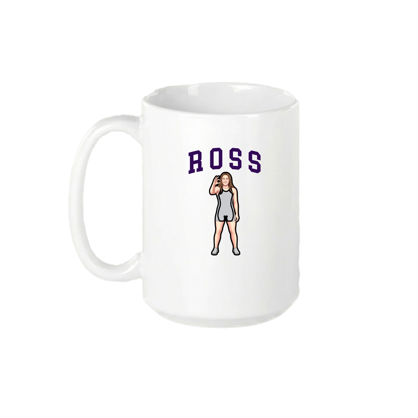 15oz Coffee Mug — Shirsey in White