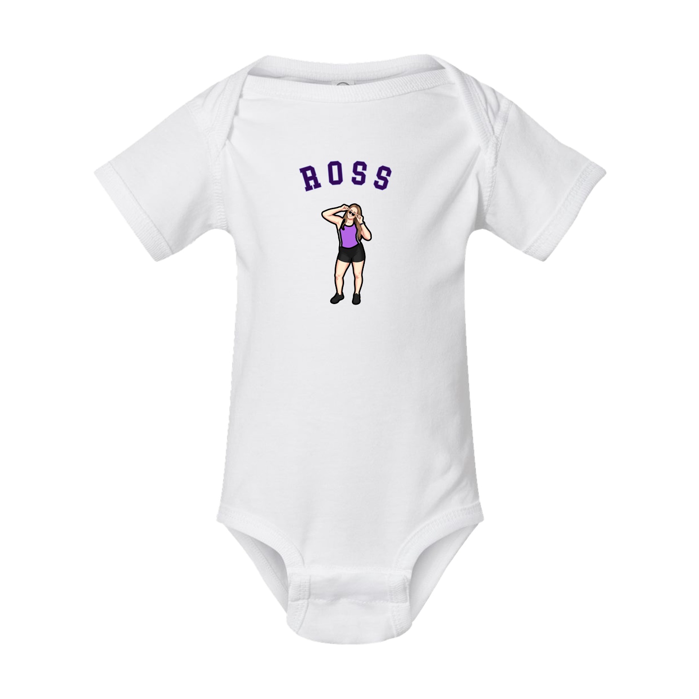 Baby Onesie — Shirsey Arch in White