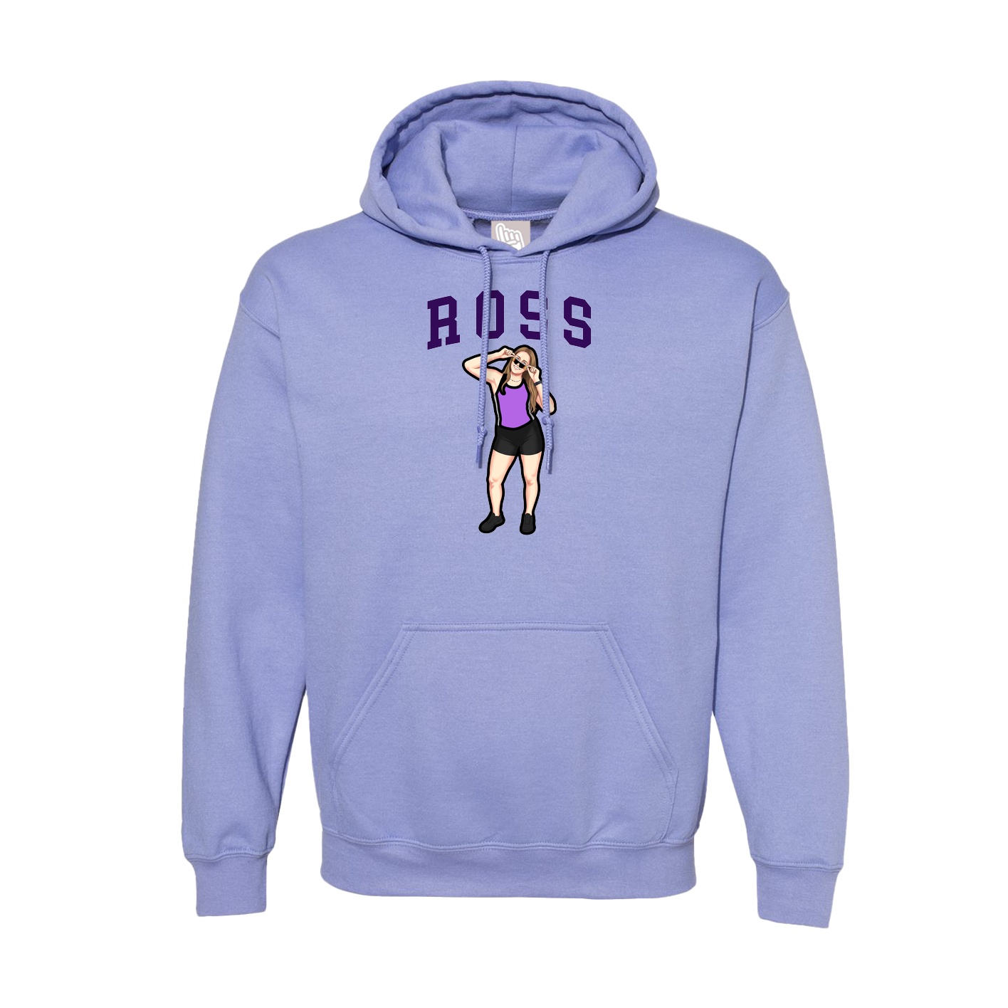 Hoodie — Shirsey in Purple