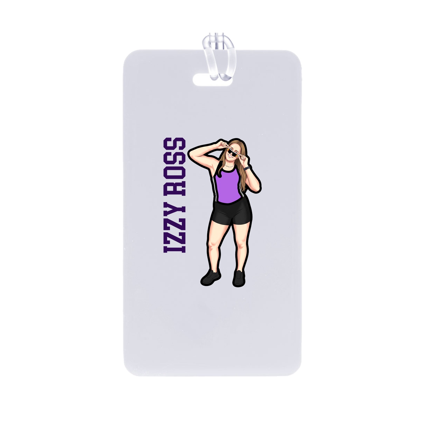 Bag Tag — Name Vertical in Classic