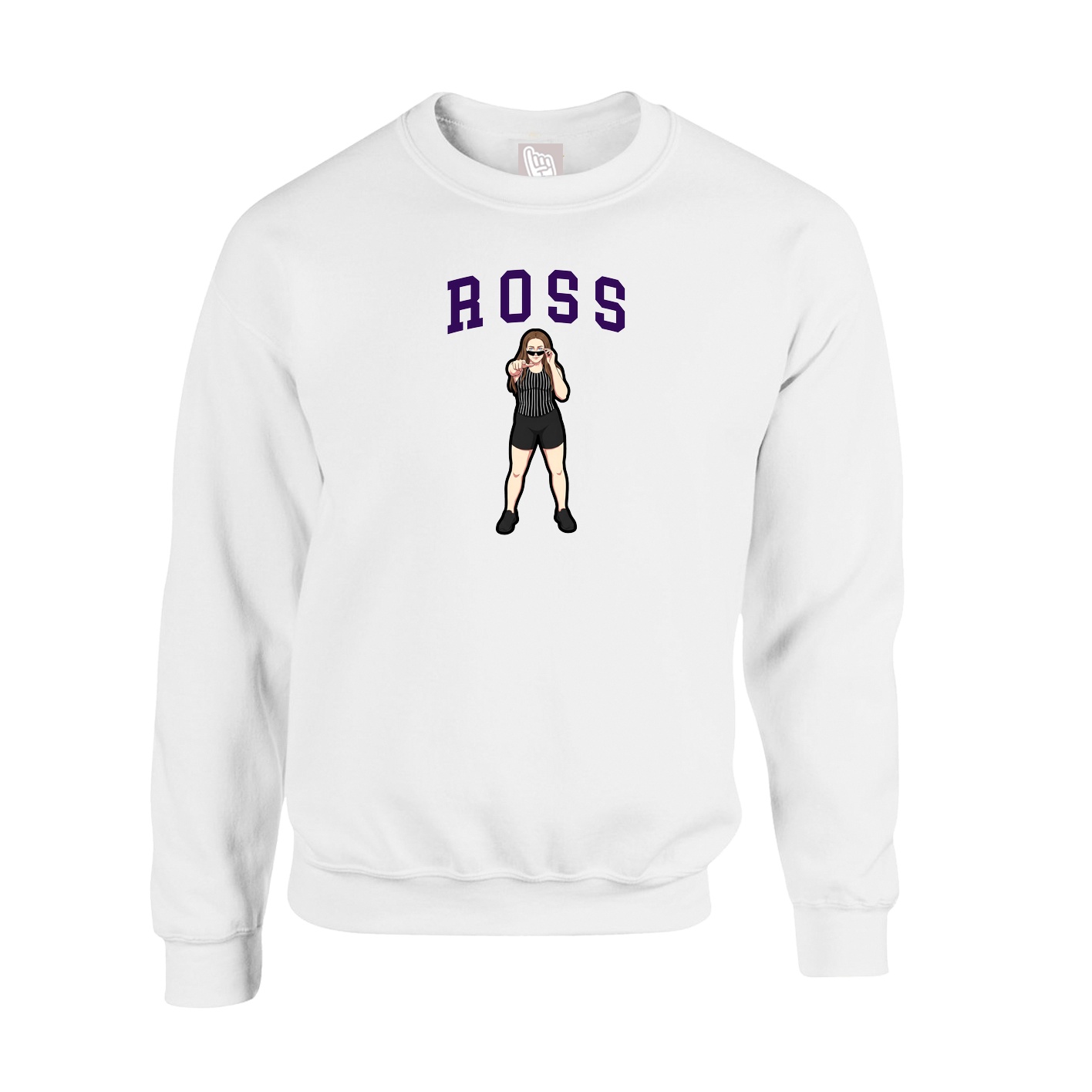 Fleece Crew — Shirsey in White