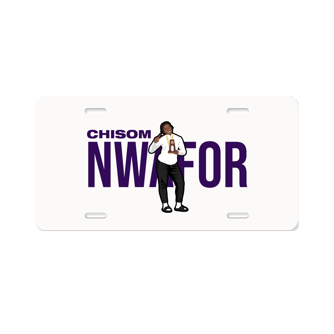 License Plate — Player Name in Classic