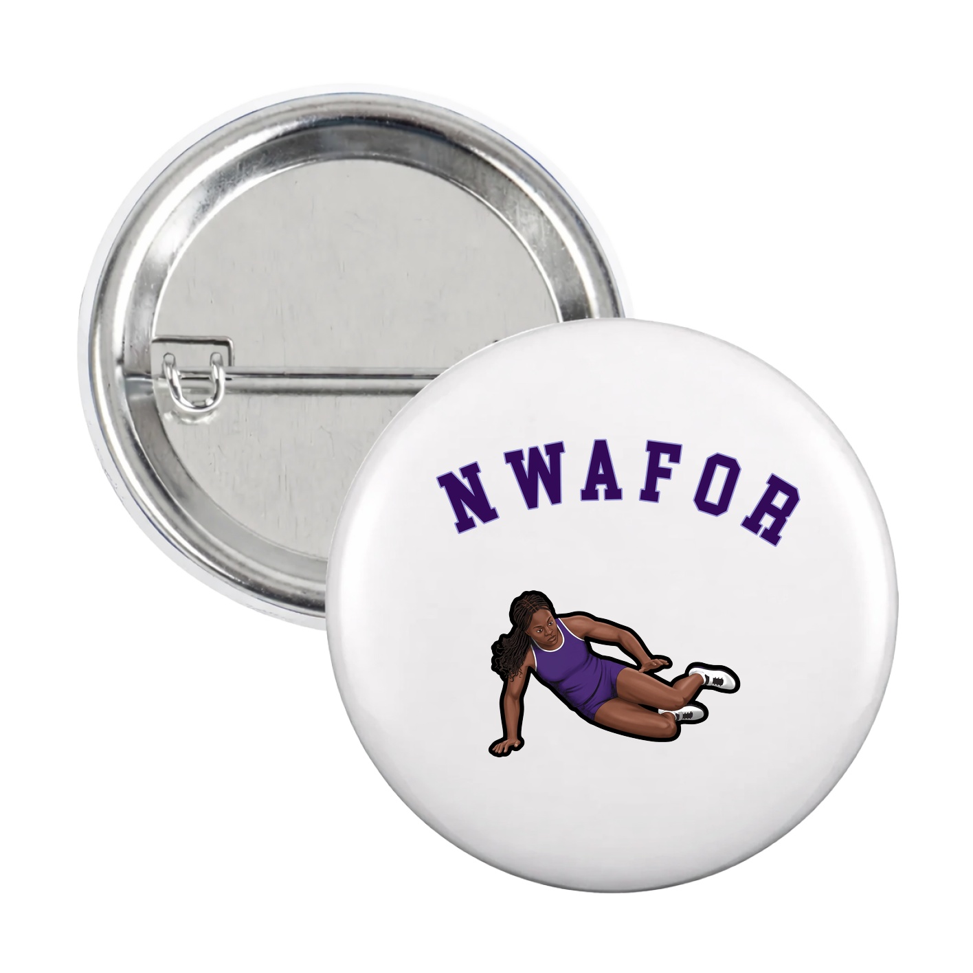 Game Day Button — Shirsey Arch in White
