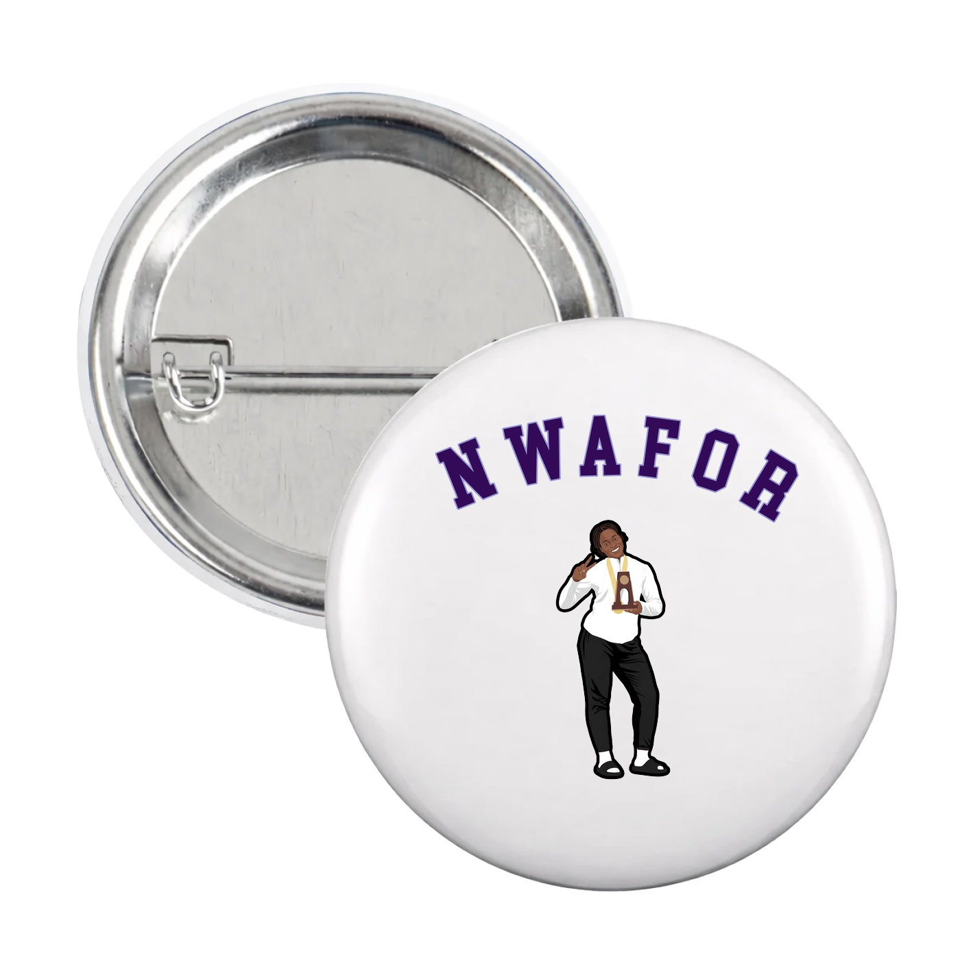Game Day Button — Shirsey Arch in White