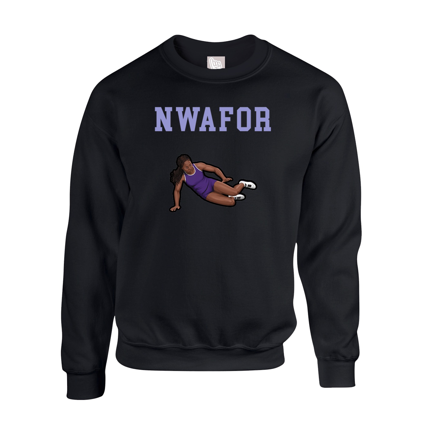 Fleece Crew — Shirsey in Black