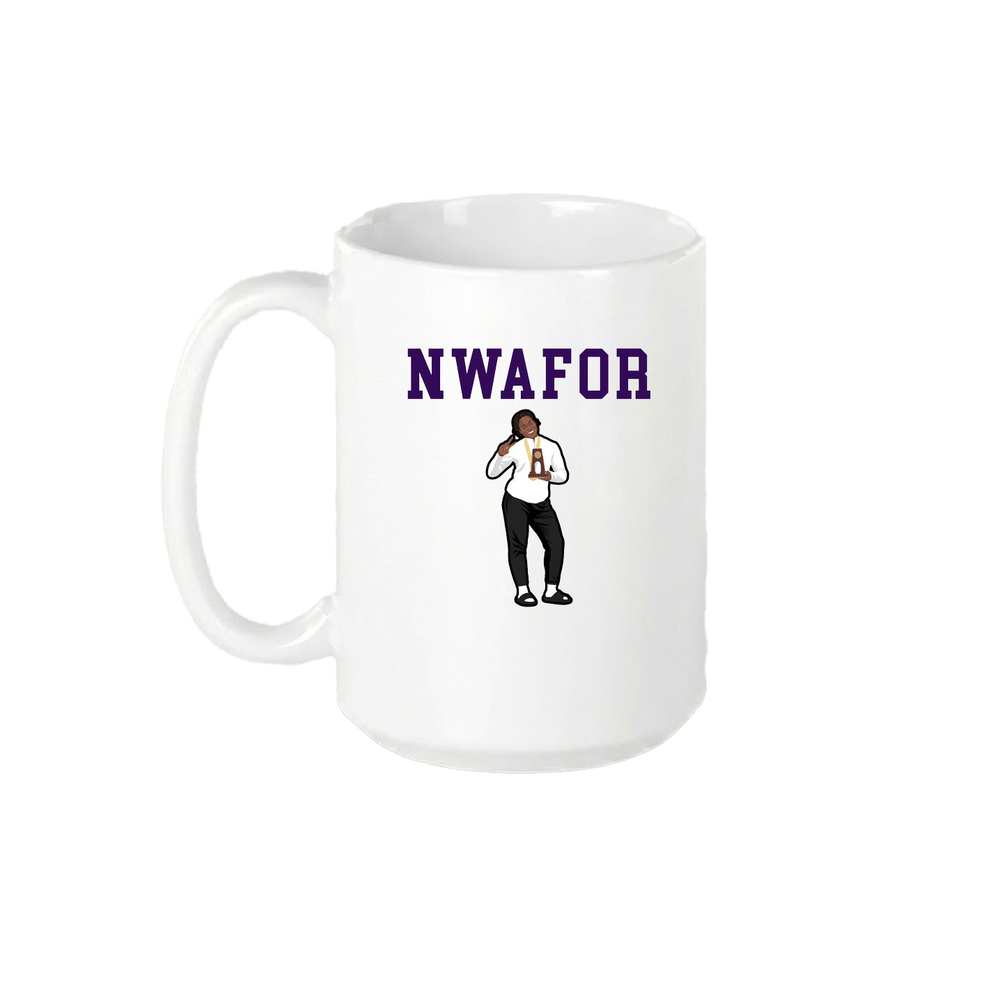 15oz Coffee Mug — Shirsey in White