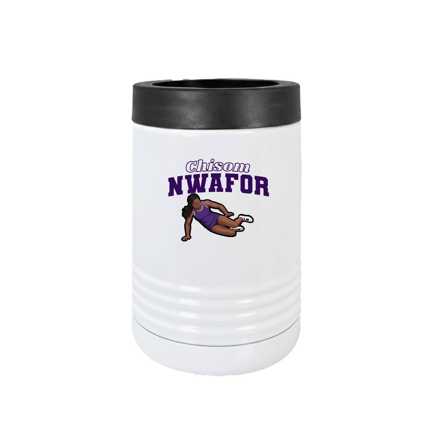 Beverage Holder — Name Arch in White