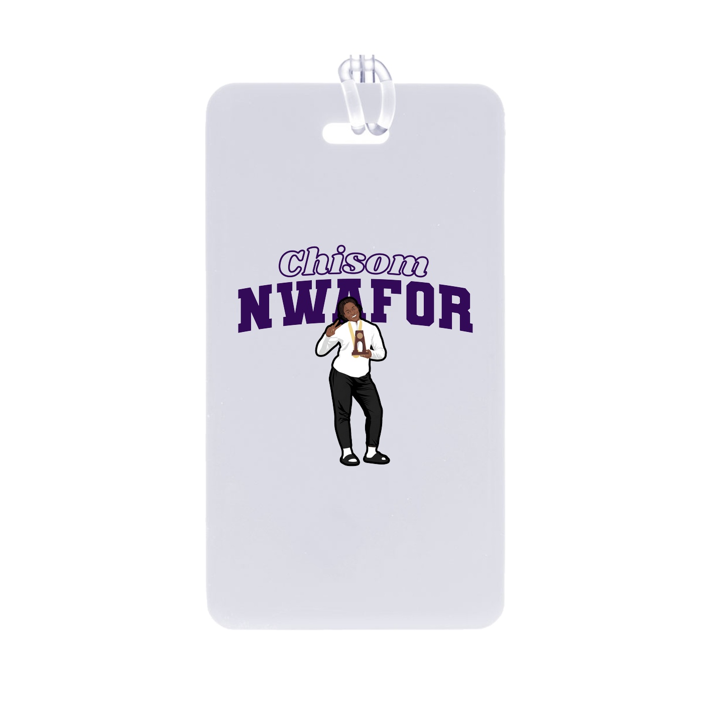 Bag Tag — Name Arch in Classic