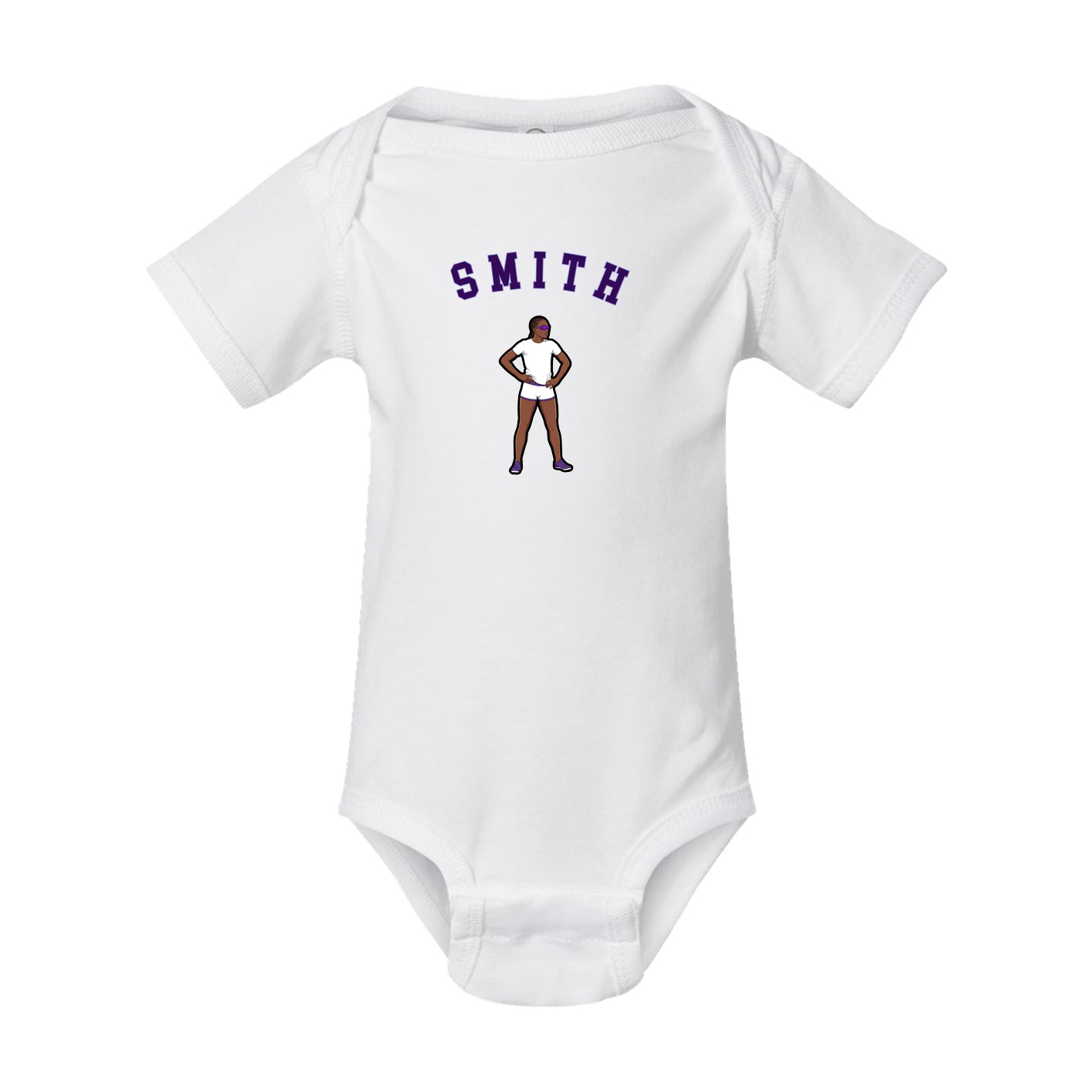 Baby Onesie — Shirsey Arch in White