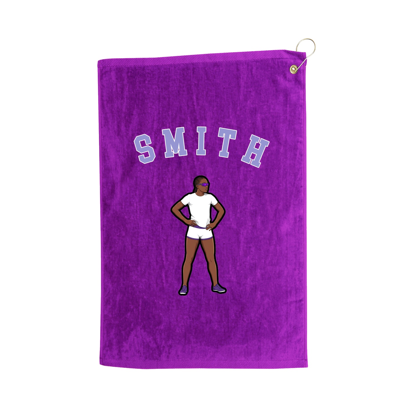 Golf Towel — Shirsey Arch in Purple