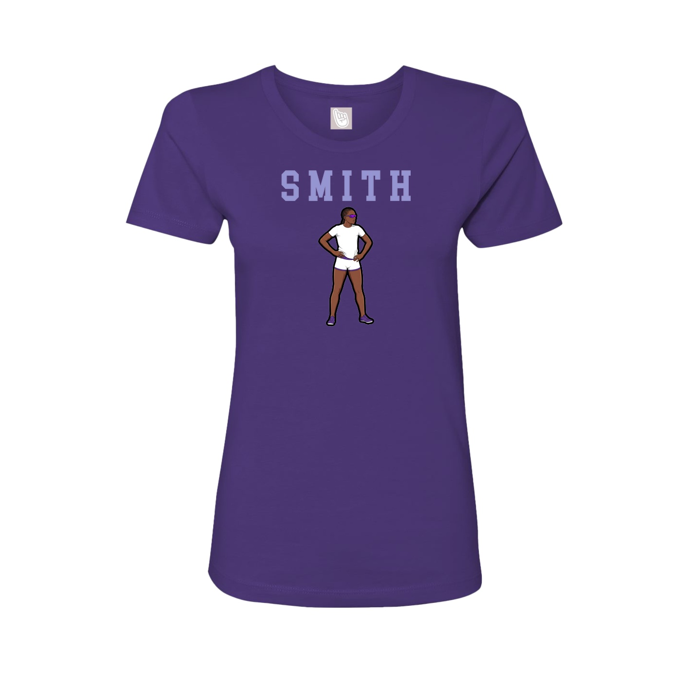 Fitted Women's Tee — Shirsey in Purple