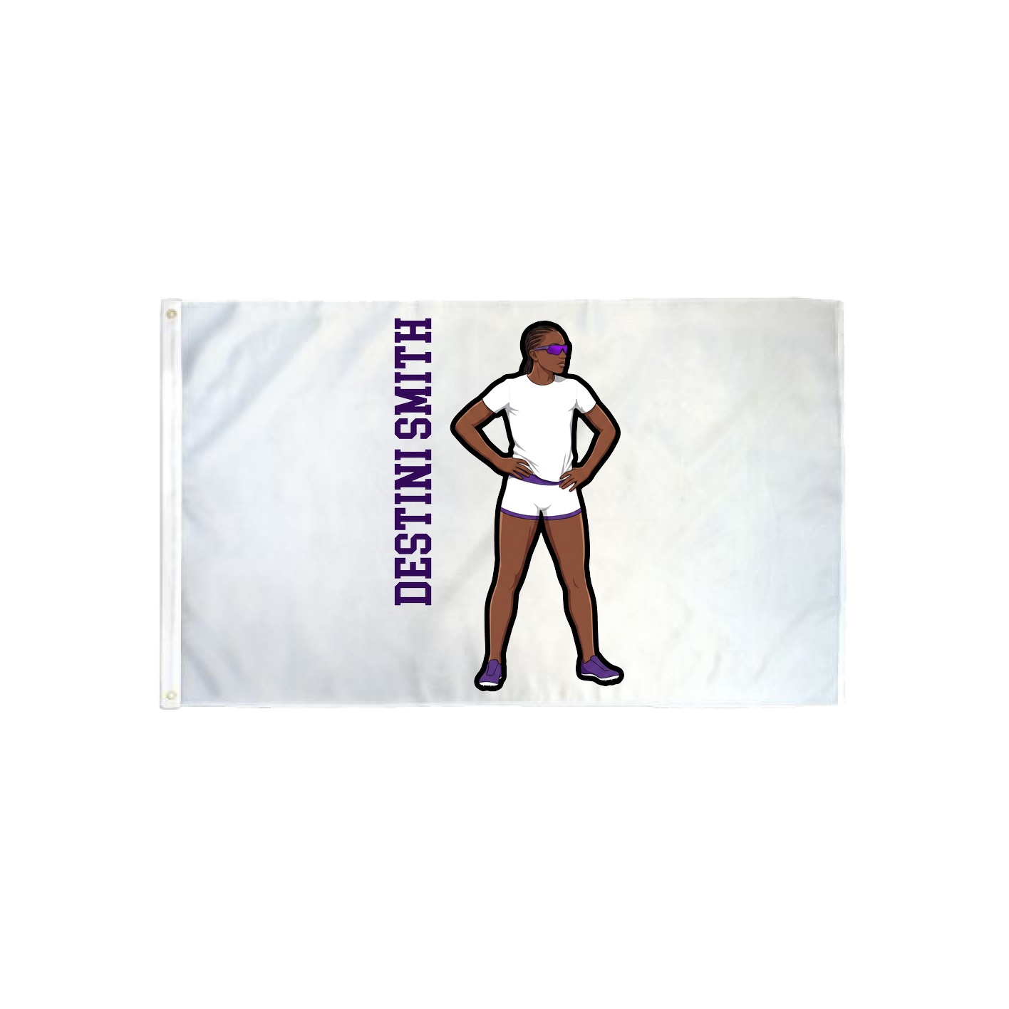 3x5 Flag — Name Vertical in Classic