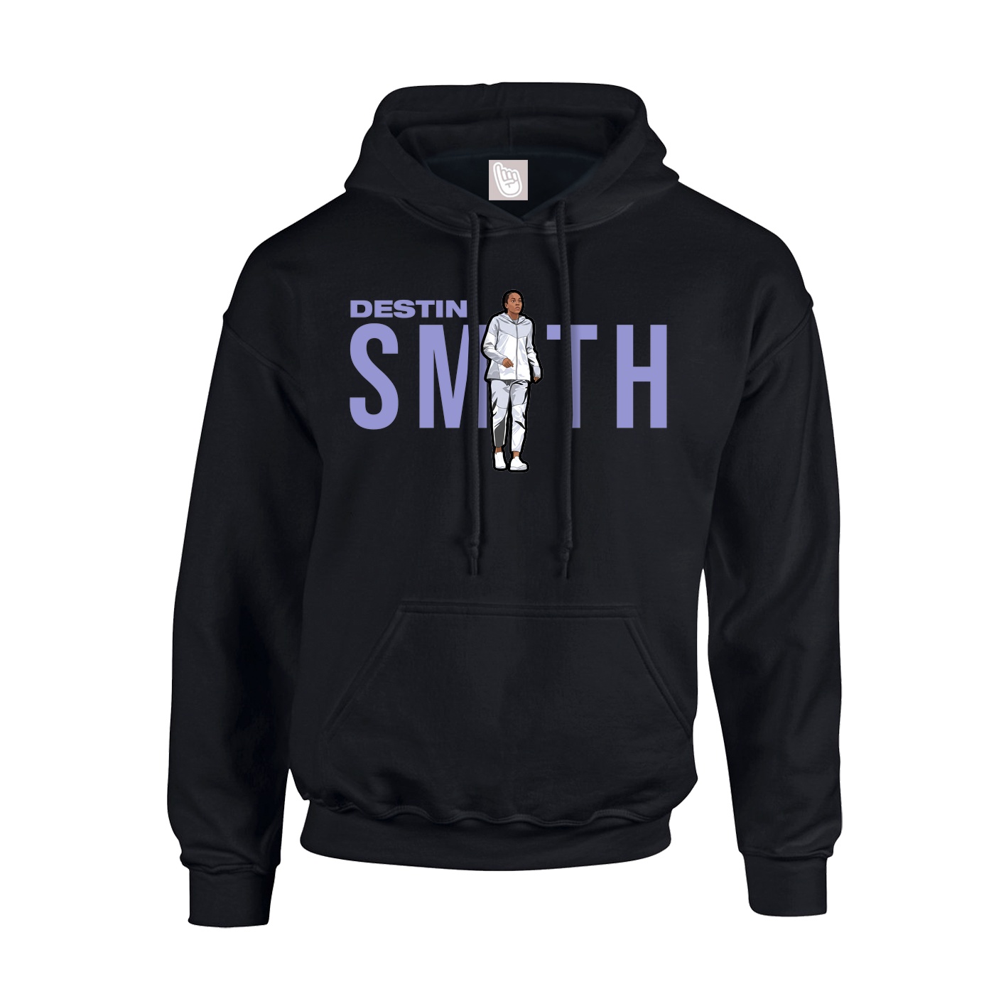Hoodie — Player Name in Black