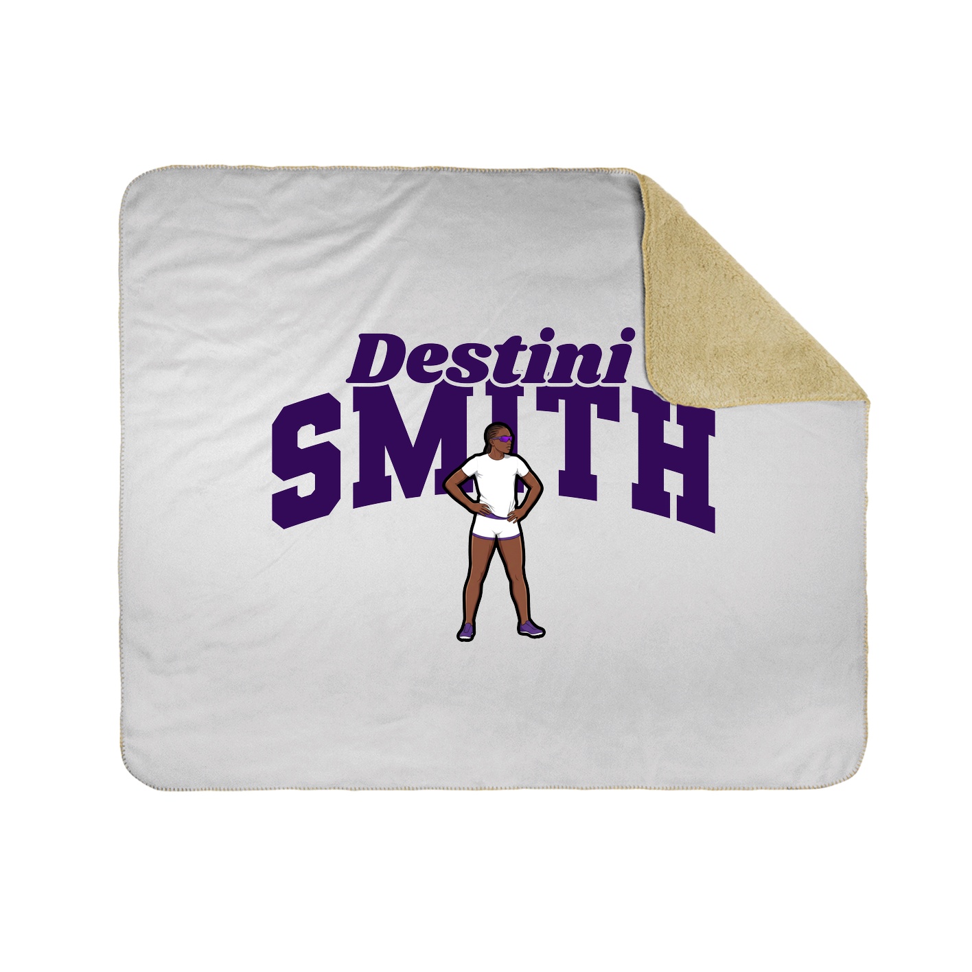 Throw Blanket — Signature Arch in White