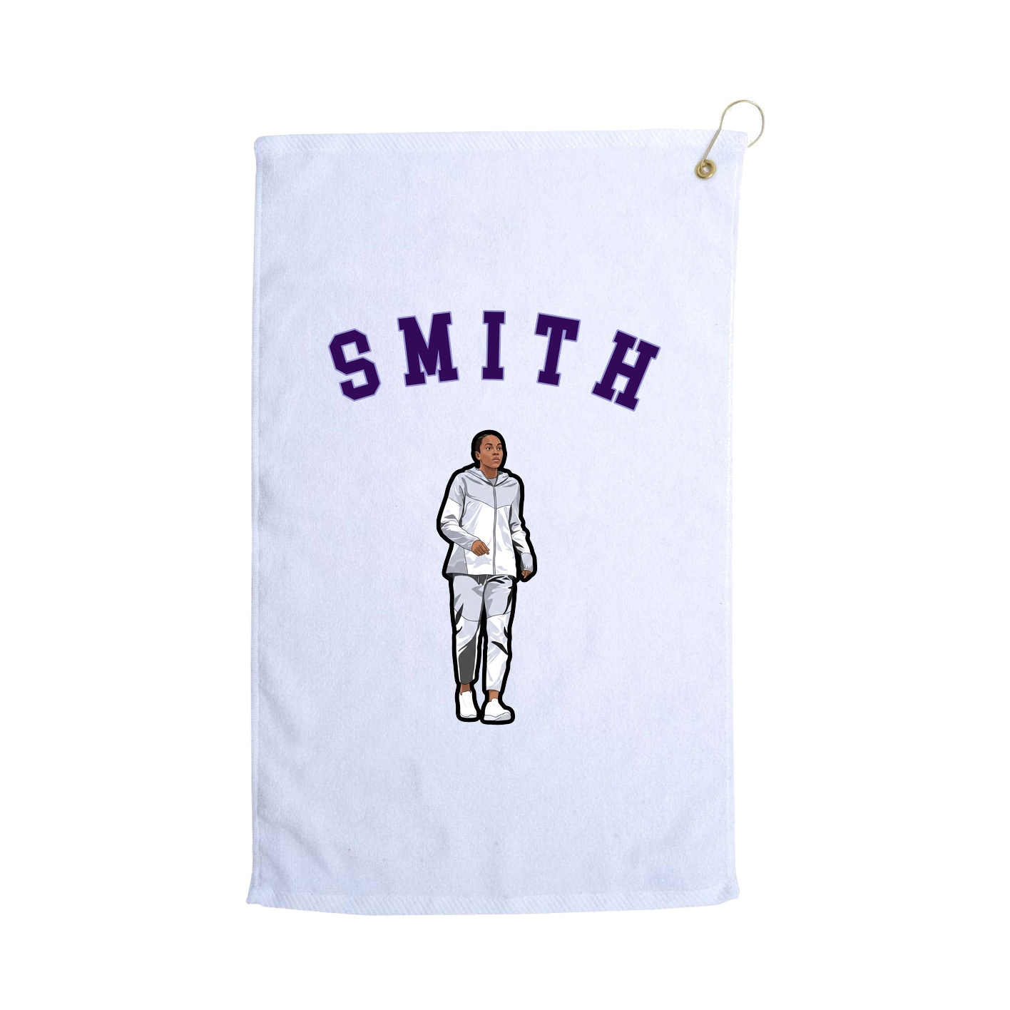 Golf Towel — Shirsey Arch in White