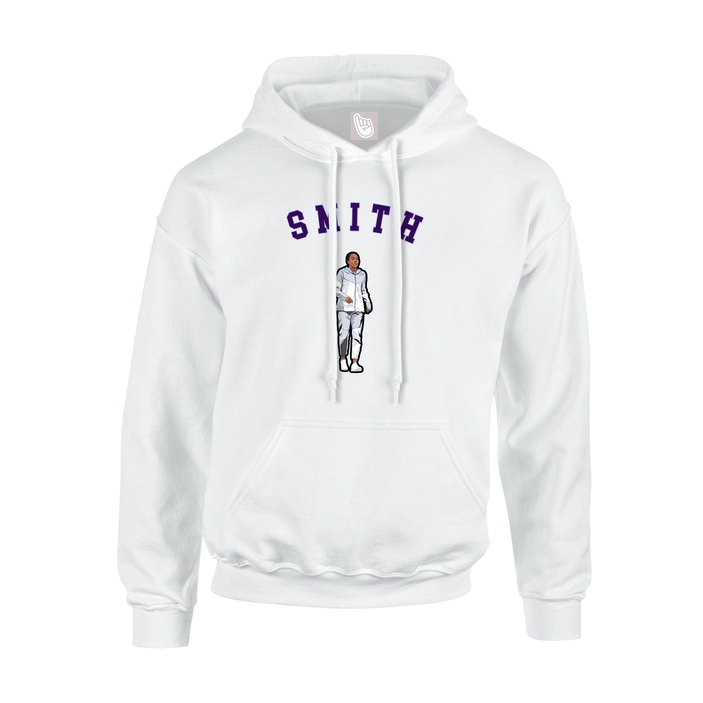 Youth Hoodie — Shirsey Arch in White