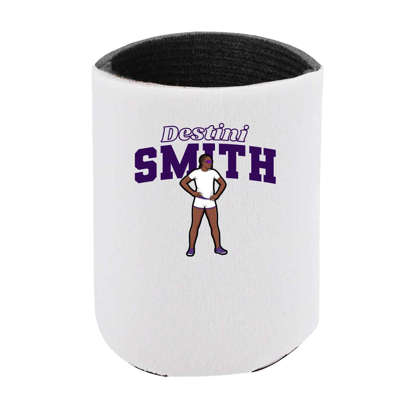 Can Holder — Name Arch in White