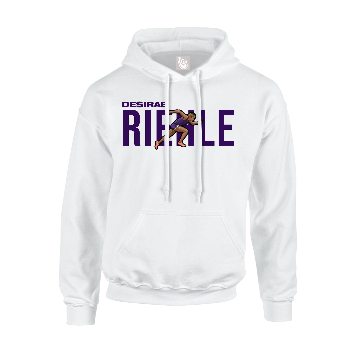 Hoodie — Player Name in White