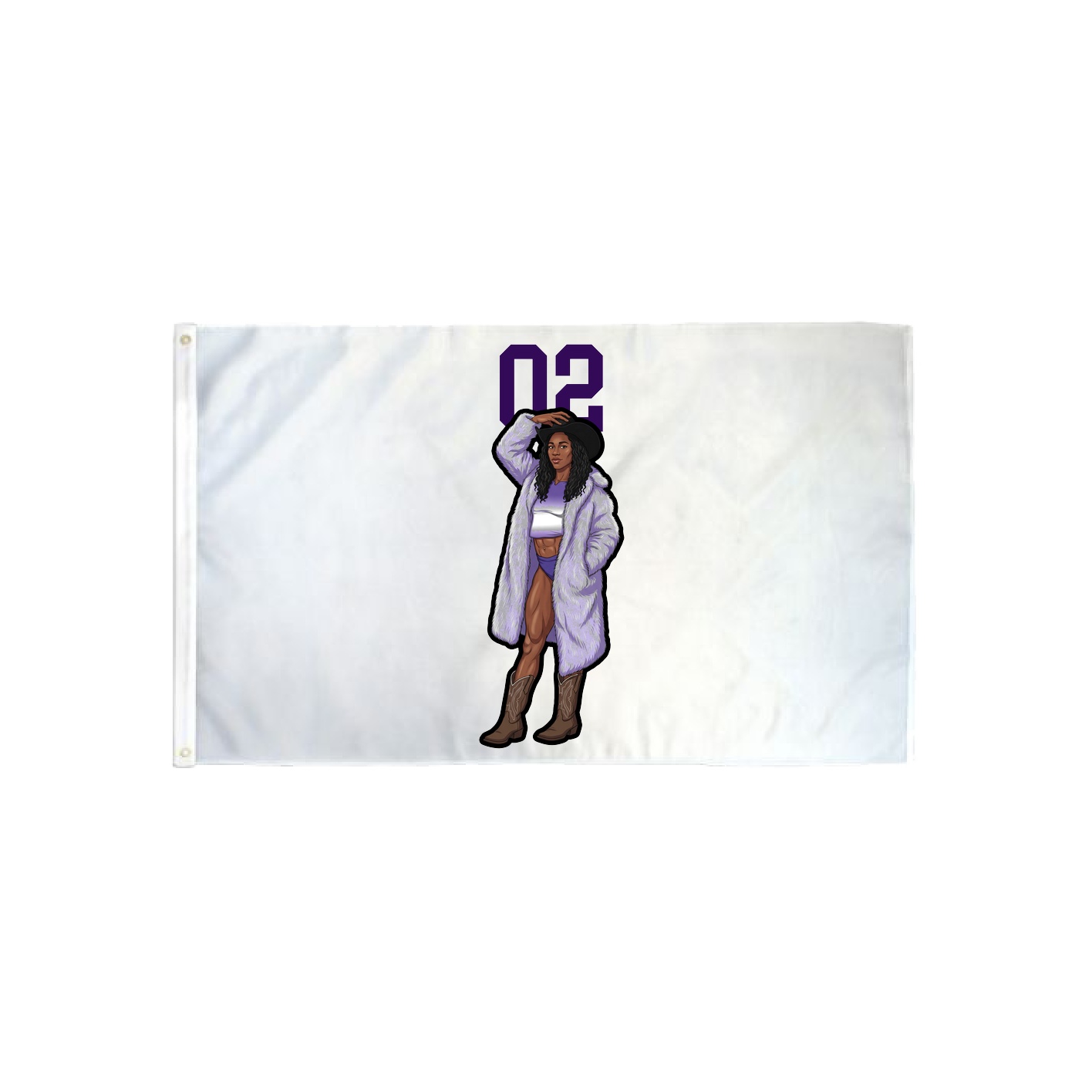 3x5 Flag — Number Top in Classic