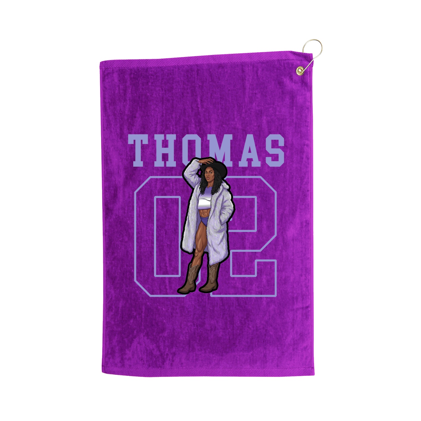 Golf Towel — Shirsey in Purple