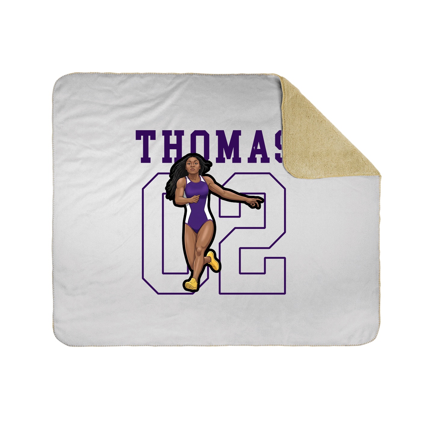 Throw Blanket — Shirsey in White