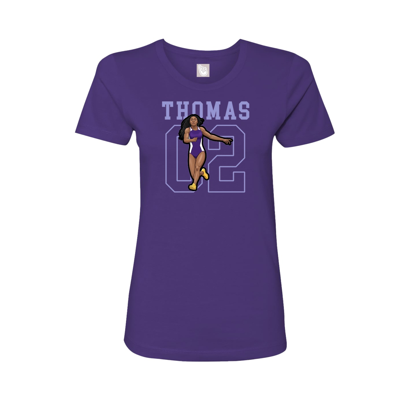 Fitted Women's Tee — Shirsey in Purple
